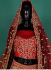 Dhupion Silk Bridal Designer Lehenga Choli - 1